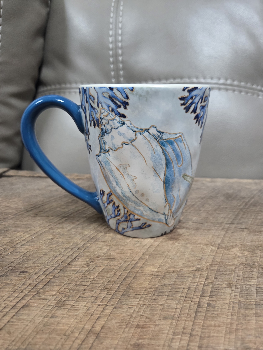 Certified International "Playa Shells" 18 oz. Earthenware Mug by Paul Brent  B1O